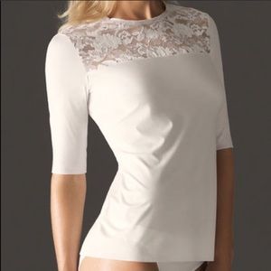 Wolford Size S Top with lace Great Condition!